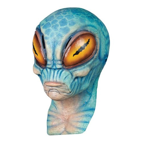 Máscara De Alien Tetz 26936 Color Azul Nigthmar Makers
