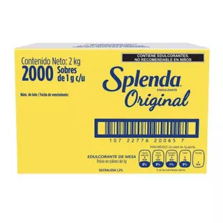 Edulcorante Splenda Pack Gigante X2000 Suchina Sa