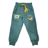 Pack 3 Pantalones Buzo Niño Algodon Con Diseño