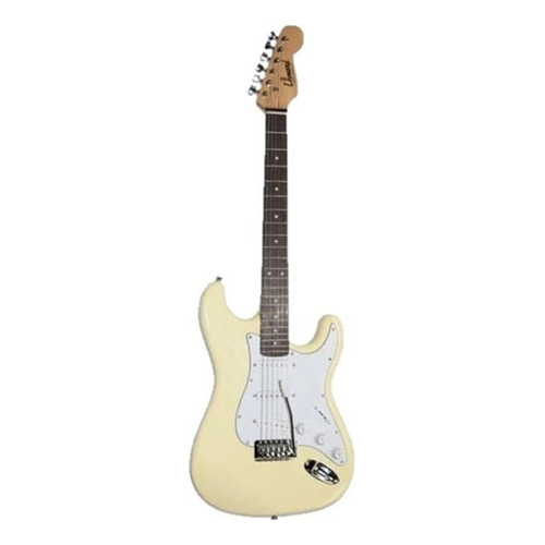Guitarra eléctrica Leonard LE362 stratocaster de aliso ivory con diapasón de palo de rosa