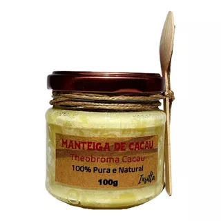 Manteiga De Cacau Premium Da Amazônia 100% Pura 100g