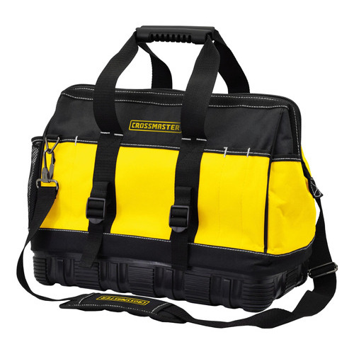 Bolso Porta Herramientas Base Rígida Crossmaster 9930920 Color Amarillo