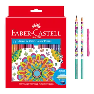 Colores Faber-castell Hexagonales X72 + Promocion
