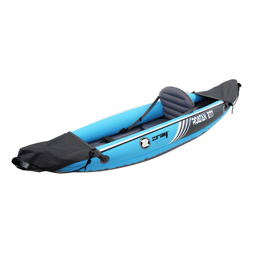 Kayak Inflable De 1 Asiento Color Celeste