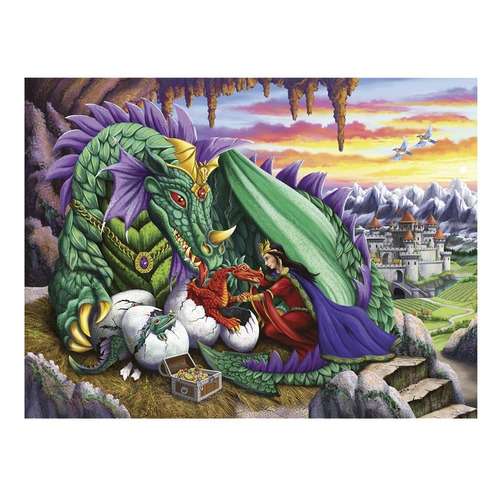 Rompecabezas 200 Piezas Reina De Los Dragones Ravensburger 