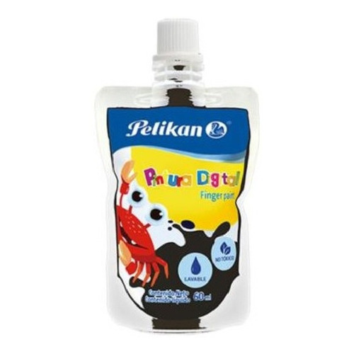 Pintura Digital Flexible Pelikan Negra 60ml 52140019 /vc