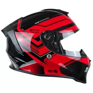 Casco Integral Negro Rojo X Sports V151 - Gkmotos.uy