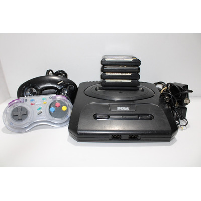 Consola Sega Génesis Modelo Mk-1631 Con 4 Videojuegos Orig.