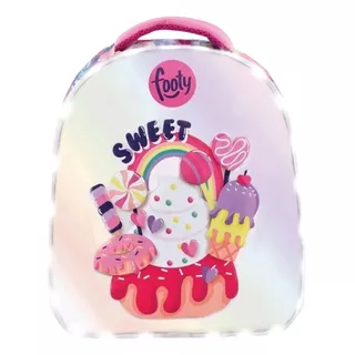 Mochila Footy Sweet Con Luces 35 Cm 81133