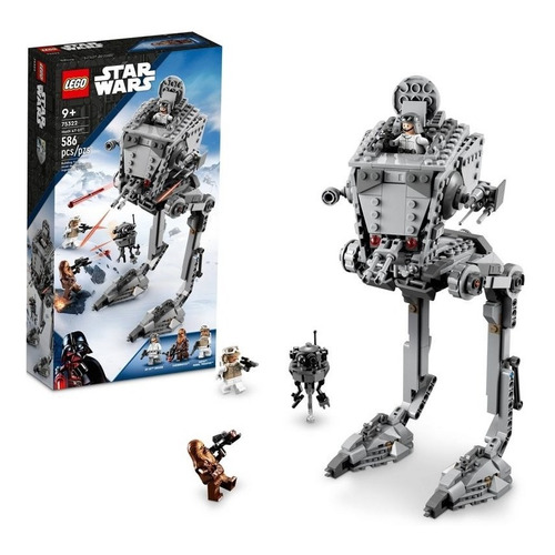 LEGO® Star Wars™ 75322 AT-ST™ de Hoth™ juguete regalo para niños a partir de 9 años con 4 personajes de Star Wars: El Imperio Contraataca (586 piezas)