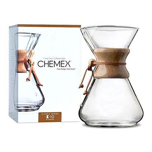 Cafetera De Vidrio Chemex, Classic, Transparente Color Clear