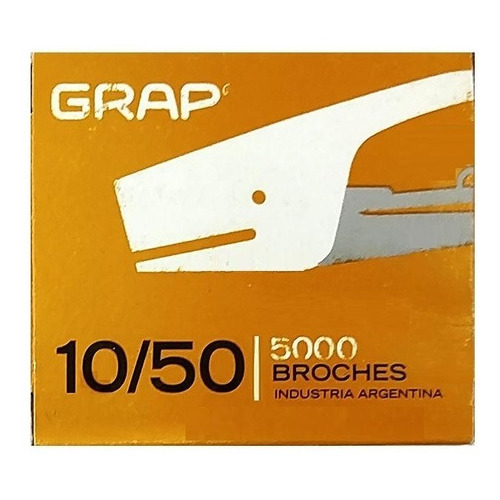 Broches Grap 10/50 Para Abrochadoras 10/50 X 5000 Unidades