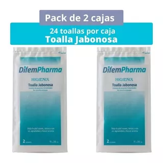 Higienix Toalla Jabonosa Sin Enjuague Pack 2x24 Sobres