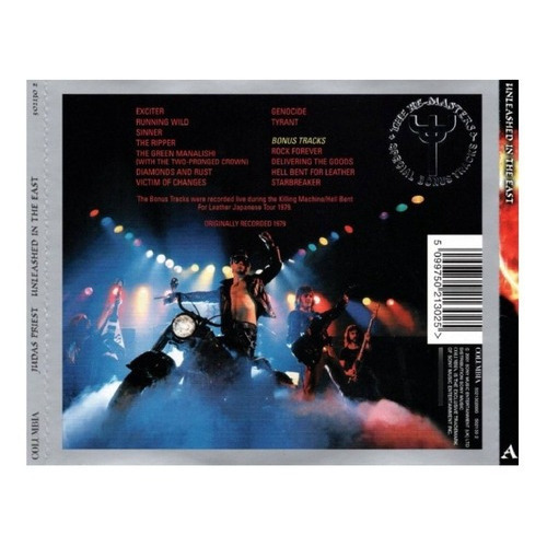 Judas Priest - Unleashed In The East (live...) Cd Simple