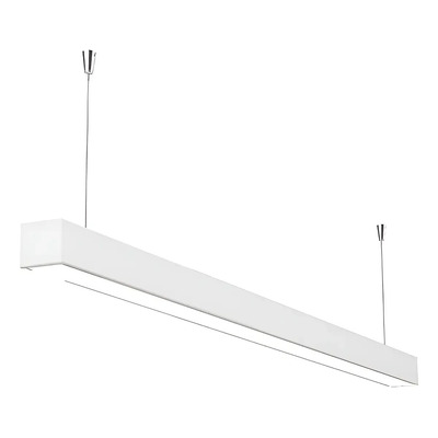 Colgante Led Line Blanco Cct Moderno Oficina Estudio 24w Cct