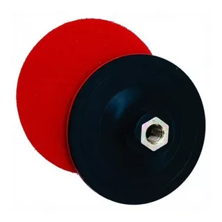 Suporte Disco Lixa C/ Velcro - 125mm Lotus - 3416 Cor Vermelho