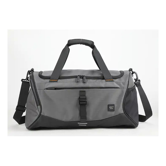 Bolso Viaje Deportivo Aoking Xw2211 Color Gris Liso