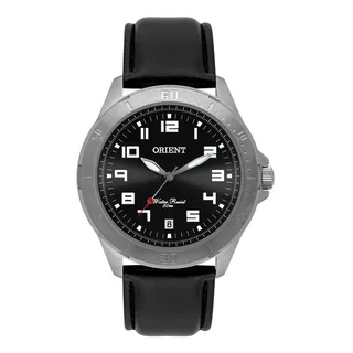 Relógio Orient Masculino Couro - Mbsc1032 G2px Cor Da Correia Preto