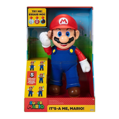 Super Mario Bros Figura 30 Cm Sonido Jakks Pacific