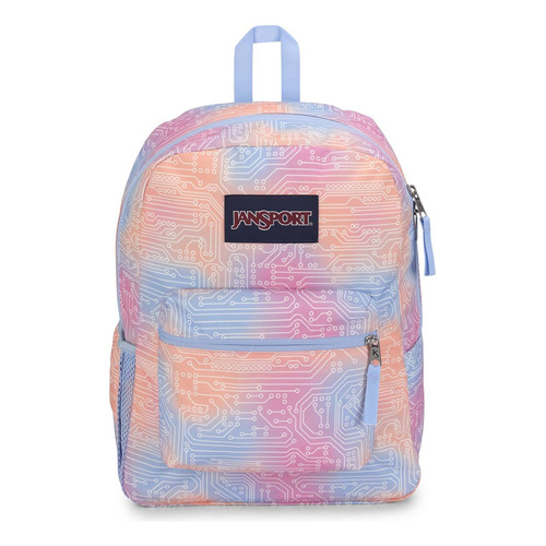 Mochila Jansport Cross Town Urbana 26l Lts Poliéster Colores Color Ombre Motherboard