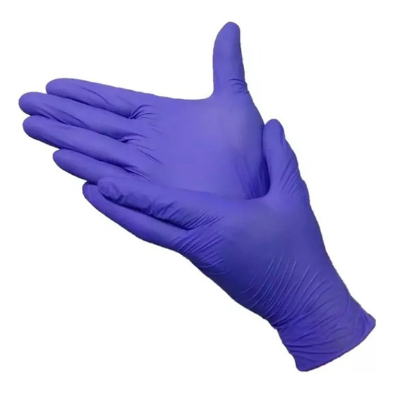 Guantes De Nitrilo Azul Cobalto (caja De 100 Unidades)