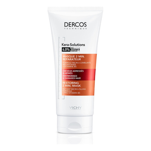  Máscara Vichy Dercos Kera-Solutions reconstrucción de 200mL 200g