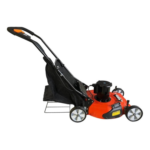 Cortadora de pasto eléctrica Nober RS 530 con bolsa recolectora de 1.5 hp y 220V color naranja/negro