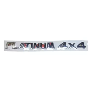 Emblema Cajuela Platinum 4x4 Nissan Np300 Frontier Original 