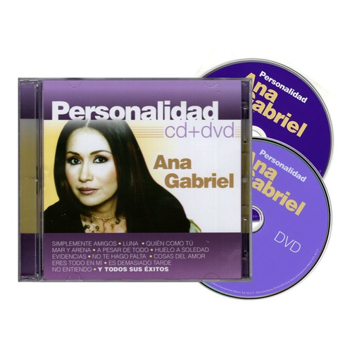 Ana Gabriel Personalidad Disco Cd + Dvd