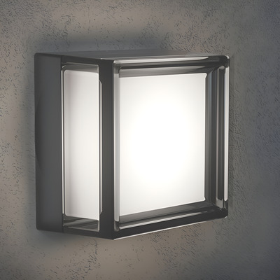 Aplique Exterior West 10w Led 7103 Vdng Blanco Dinamico Negro