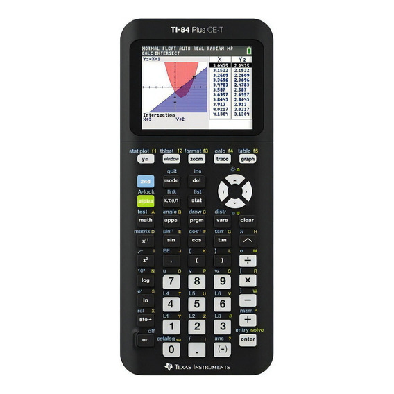 Calculadora Gráfica En Color Ti-84 Plus Texas Instruments Ne Color Negro