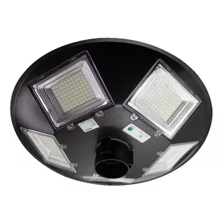 Lampara Led Solar 400w Farol Redondo Para Poste Con Sensor