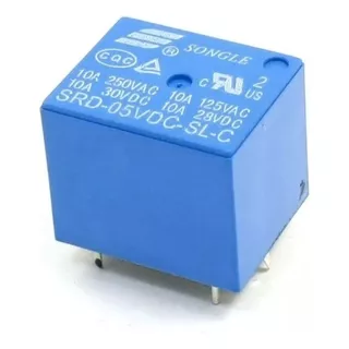 55 Piezas De Relevador 5v Salida 10a 127-250vac