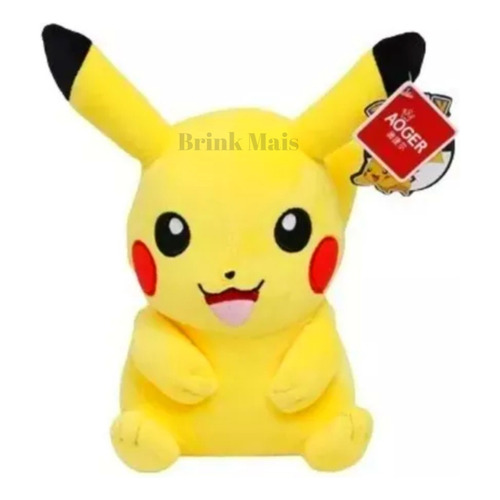 Muñeco de peluche Pokemon Pikachu, 25 cm, antialérgico, áger