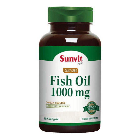 Fish Oil 1000 Mg - 100 Softgel, Svl Sabor Sin Sabor