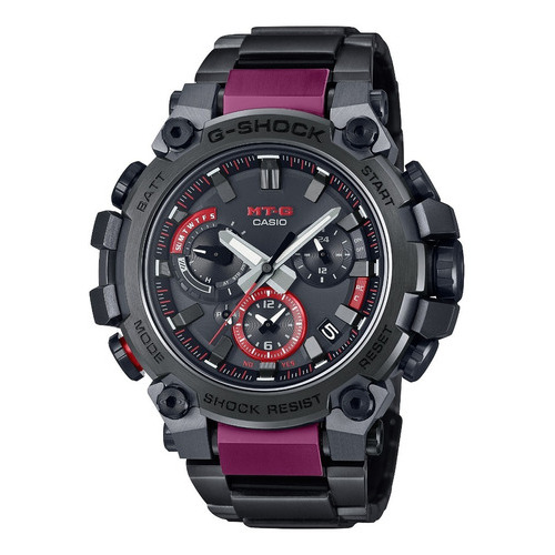 Reloj Casio G-shock Mtg-b3000 Para Caballero Color de la correa Negro