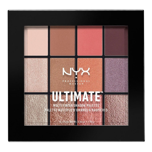 Paleta De Sombras Multitono Ultimate Shadow Palette Nyx Color De La Sombra Sugar High