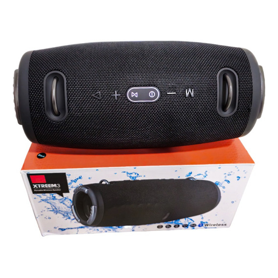 Parlante Inalámbrico 20w Bluetooth Wardrums Big Usb Aux Fm Color Negro