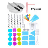 Set Kit Pasteleria Reposteria 67pzs  Levys Bazar Plato Giratorio Picos