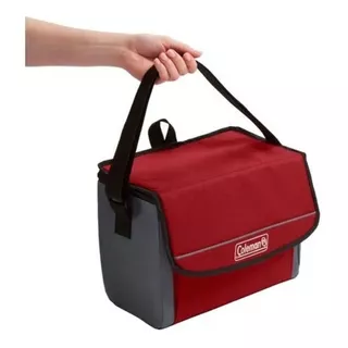 Conservadora Coleman 18 Latas Bolso Térmico Color Bordó 20hs