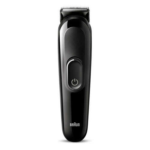 Recortadora Eléctrica 6en1 Braun Mgk3410 Barba Y Pelo Color Negro