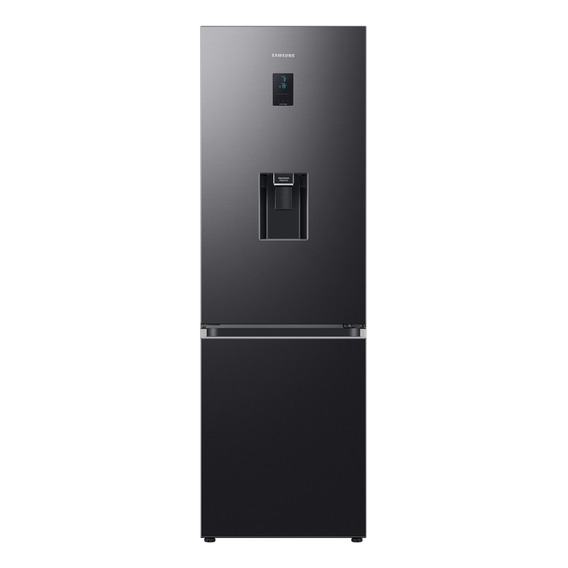 Refrigeradora Samsung Bottom Freezer 331l Black C/disp.