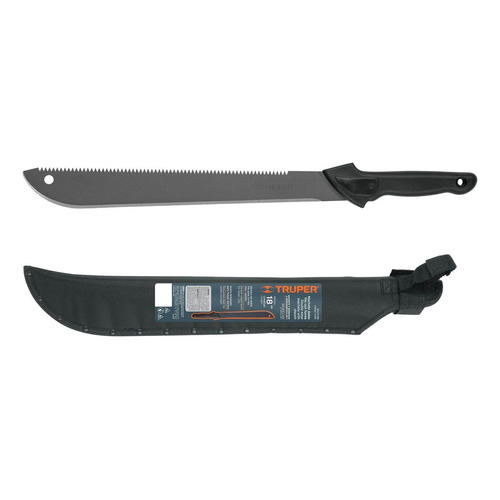 Machete Acero Truper Hoja 45cm Laminada C/ Serrucho + Funda