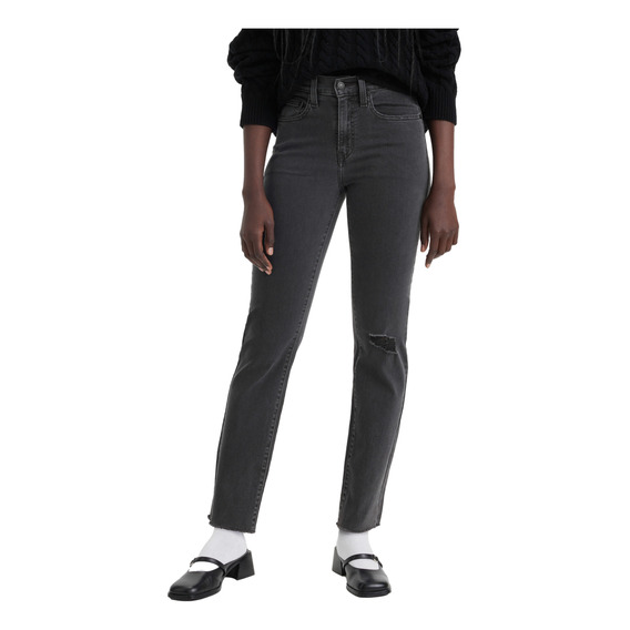 Jeans Mujer 724 High Rise Straight Negro Levis 18883-0273