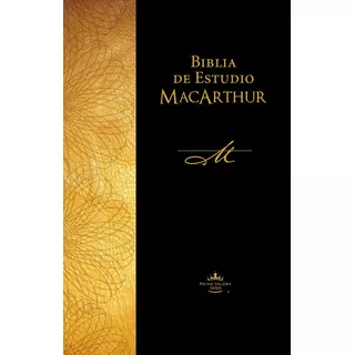 Biblia De Estudio Macarthur Reina Valera 1960 Tapa Rústica