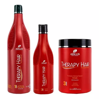 Kit Therapy Hair Profissional 3 Passos Brazilian Liss