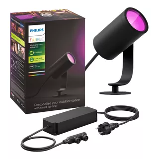 Pack Foco Para Exterior Philips Hue Lily  Fuente Incluida 