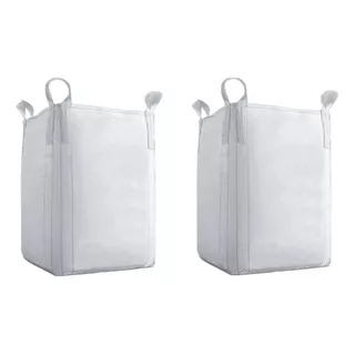 2 Big Bag Ensacar Entulho Reciclagem 120x90x90 Até 1000kg