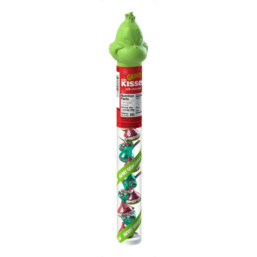 Kisses Hershey's Grinch Navidad Tubo Cabeza Merry Grinchmas