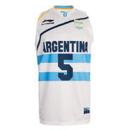 Camiseta Basket Basquet Argentina Ginobili Scola Adulto Niño